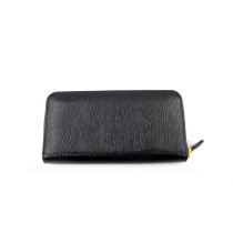 Prada Saffiano Leder Geldbörse Schwarz