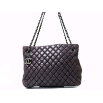 Chanel New Bubble Small Tote Cuir Violet