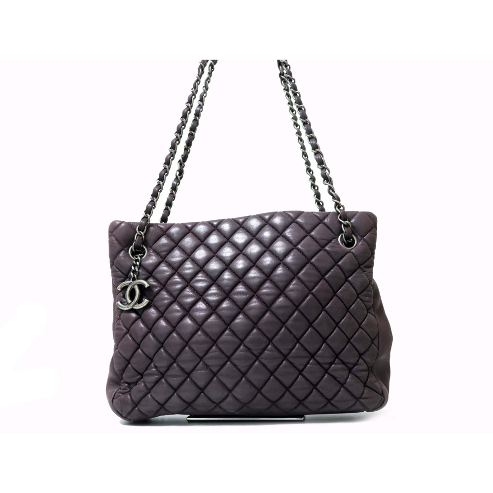 Chanel New Bubble Small Tote Pelle Viola