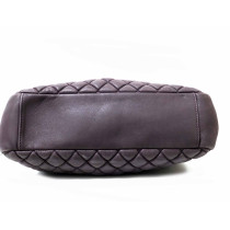 Chanel New Bubble Small Tote Purple Leather