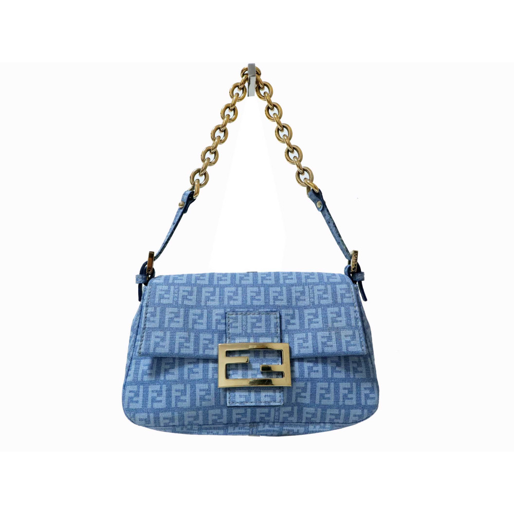 Fendi Baguette Zucchino Bleu