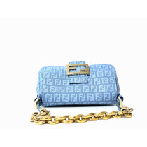 Fendi Baguette Zucchino Azzurro