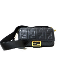 Fendi Baguette Schwarzes Leder