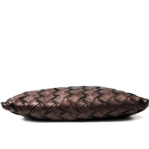 Miu Miu Pochette Dunkelbronzenes Leder