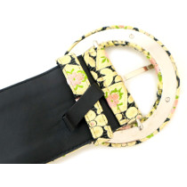 Miu Miu Ceinture Vintage Tissu Multicolore