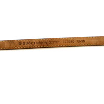 Gucci Gürtel Interlocking Vintage Rotes Leder