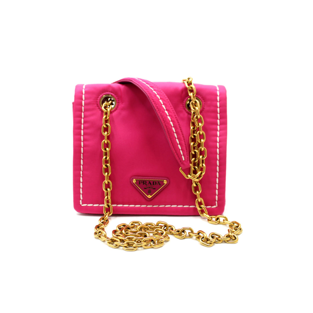 Prada Shoulder Bag Nylon Rosa