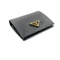 Prada Brieftasche aus schwarzem Saffiano-Leder