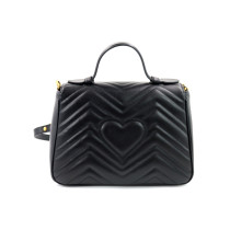 Gucci Marmont Schwarzes Leder