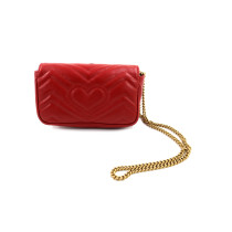 Gucci Marmont Mini Pelle Rossa