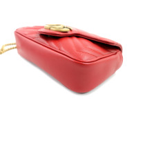 Gucci Marmont Mini Cuir Rouge