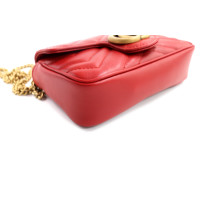 Gucci Marmont Mini Pelle Rossa