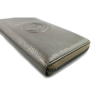 Gucci Bronze Leather Clutch