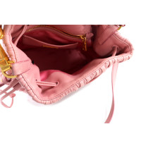 Miu Miu Beuteltasche Matelassé Leder Rosa