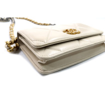 Chanel 19 Beige Lambskin