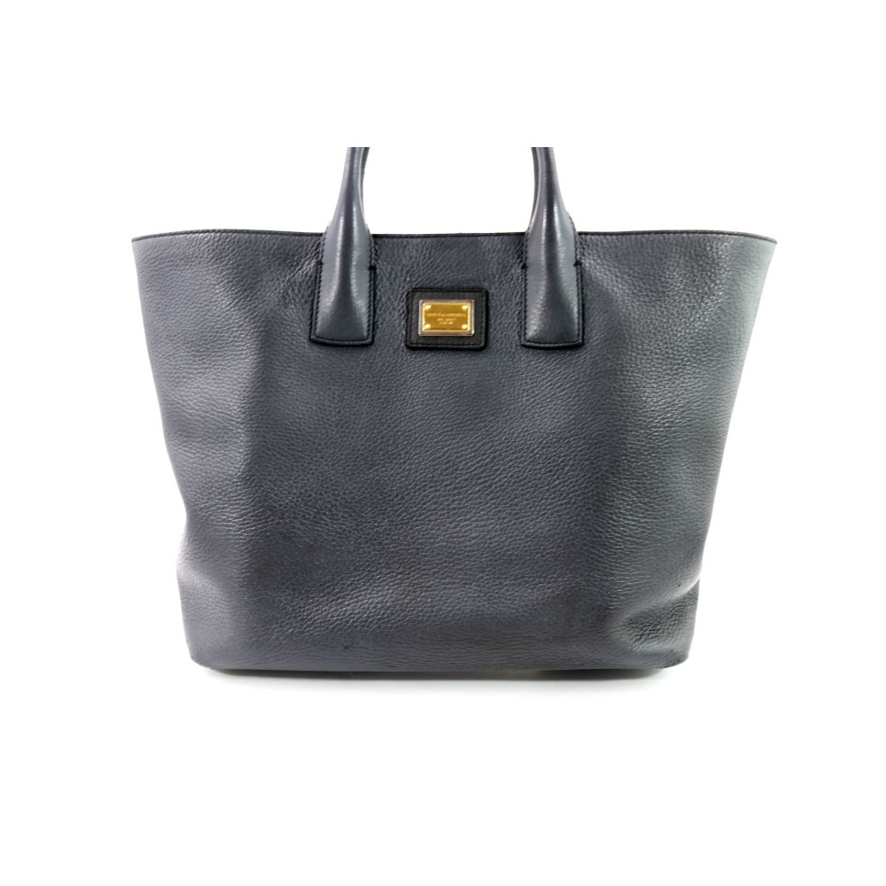 Dolce & Gabbana 토트백 회색 가죽