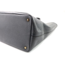 Dolce & Gabbana Gray Leather Tote Bag