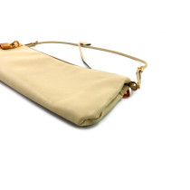 Prada Cream Leather Baguette