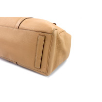 Prada Tote Shopping Cremefarbenes Leder