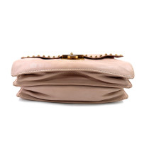 Prada Powder Pink Leather Shopping Bag