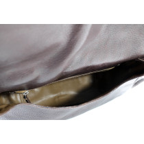 Prada Brown Leather Shopping Bag