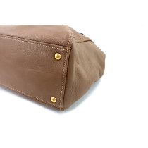 Prada Tote Shopping en Cuir de Cerf Visone