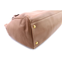 Prada Tote Shopping en Cuir de Cerf Visone