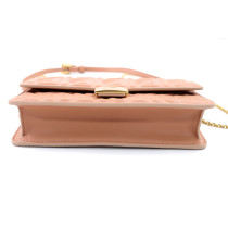 Fendi Woc Baguette en Cuir Rose