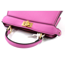 Fendi Peekaboo Iseeu Leder Lila