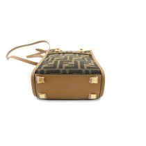 Fendi Sunshine Mini Tela Marrone