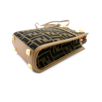 Fendi Sunshine Mini Tela Marrone