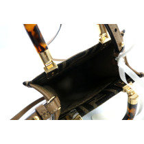 Fendi Sunshine Mini Tela Marrone