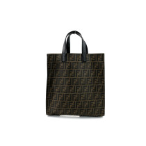 Fendi Shopping Tote Bag Zucca Marrone