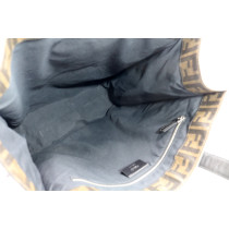 Fendi Shopping Tote Bag Zucca Marrone