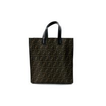 Fendi Shopping Tote Bag Zucca Marron