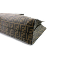 Fendi Shopping Tote Bag Zucca Marrone