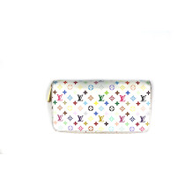 Louis Vuitton per Takashi Murakami Portafoglio Zippy Multicolor Bianco