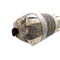 Fendi Bauletto Boston Zucca Marrone e Beige