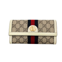 Gucci Portafoglio Ophidia GG Beige