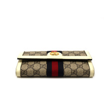 Gucci Portafoglio Ophidia GG Beige