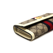 Gucci Portafoglio Ophidia GG Beige