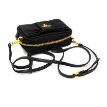 Prada Black Satin Shoulder Bag