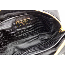 Prada Black Satin Shoulder Bag