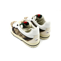 Gucci Reweb GG Beige and Leather Sneakers