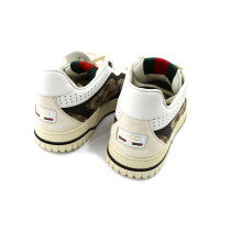 Gucci Sneakers Reweb GG Beige e Pelle