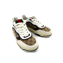 Gucci Reweb GG Beige und Leder Sneakers