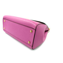 Dolce & Gabbana Sicily Medium Saffiano Leder Fuchsia