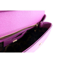 Dolce & Gabbana Sicily Medium Cuir Saffiano Fuchsia
