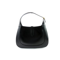 구찌 재키 라지 블랙 레더