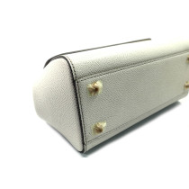 Dolce & Gabbana Sicily Small Pelle Saffiano Bianca